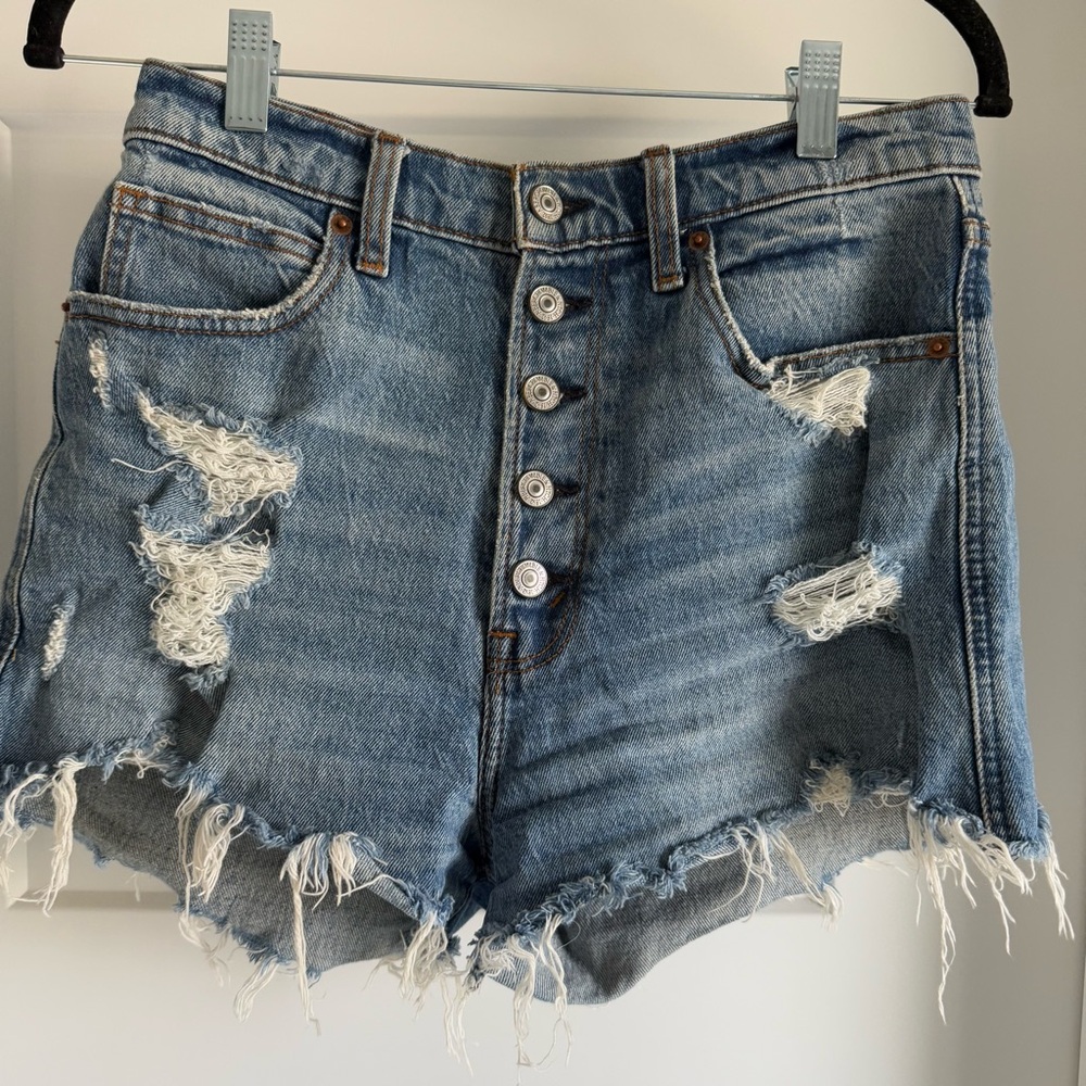 Abercrombie & Fitch Ultra high rise mom Shorts